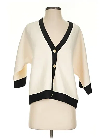 Pre-owned Zara Cardigan Sweater In Ivory
