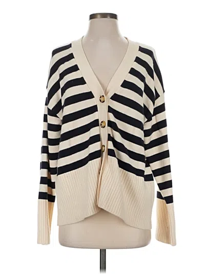 Pre-owned Zara Cardigan Sweater In Ivory