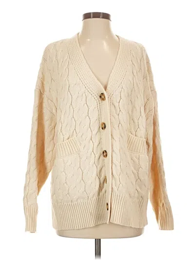 Pre-owned Zara Cardigan Sweater In Ivory
