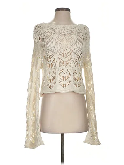 Pre-owned Zara Cardigan Sweater In Ivory