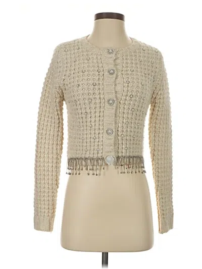 Zara Cardigan Sweater In Neutral
