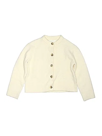 Pre-owned Zara Kids' Cardigan Sweater In Ivory