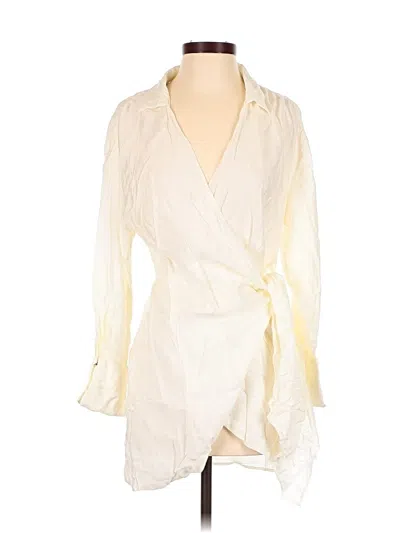 Pre-owned Zara Cardigan Sweater In Ivory
