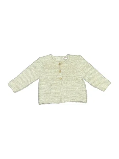 Pre-owned Zara Babies' Cardigan Sweater In Ivory