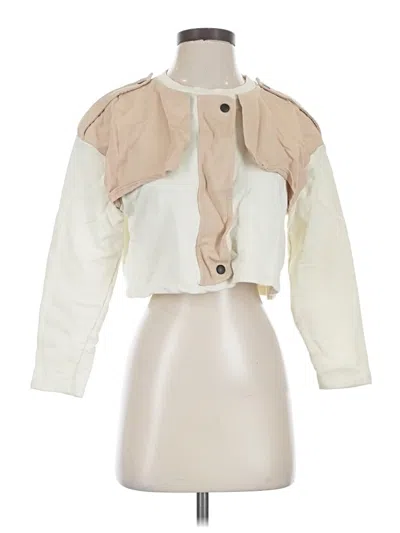 Pre-owned Zara Cardigan Sweater In Ivory
