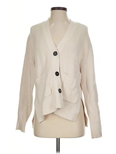 Pre-owned Zara Cardigan Sweater In Ivory