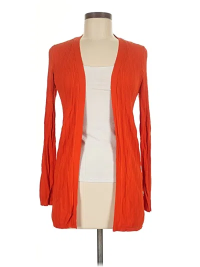 Pre-owned Zara Cardigan Sweater In Orange