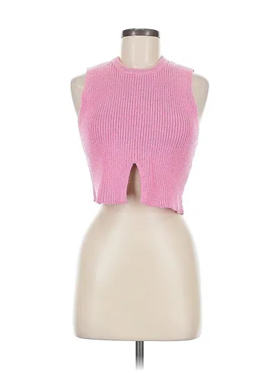 Pre-owned Zara Cardigan Sweater In Pink