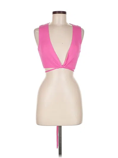 Pre-owned Zara Cardigan Sweater In Pink