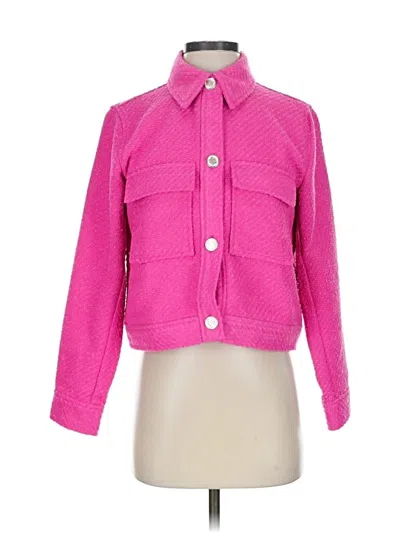 Pre-owned Zara Cardigan Sweater In Pink