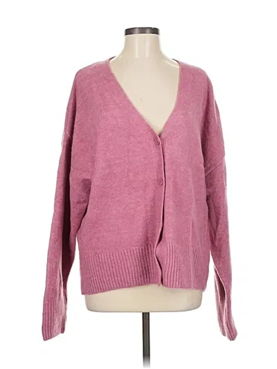 Pre-owned Zara Cardigan Sweater In Pink