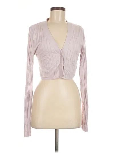 Pre-owned Zara Cardigan Sweater In Pink