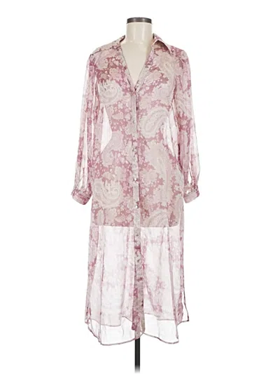 Pre-owned Zara Cardigan Sweater In Pink