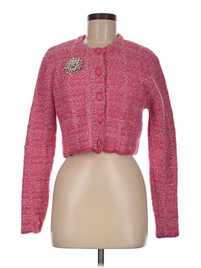 Pre-owned Zara Cardigan Sweater In Pink