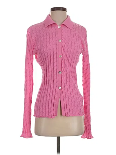 Pre-owned Zara Cardigan Sweater In Pink