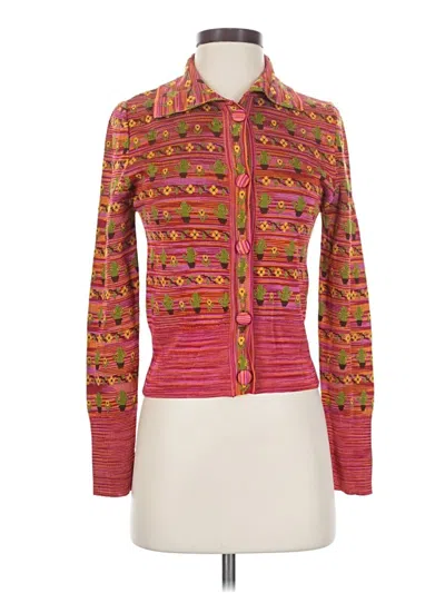 Pre-owned Zara Cardigan Sweater In Pink