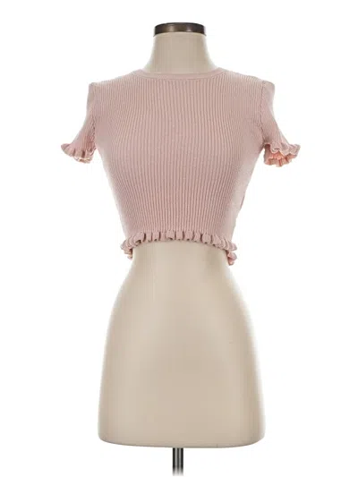 Pre-owned Zara Cardigan Sweater In Pink