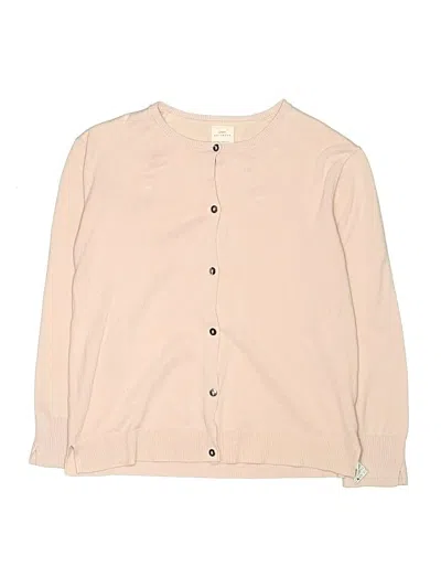 Pre-owned Zara Kids' Cardigan Sweater In Pink