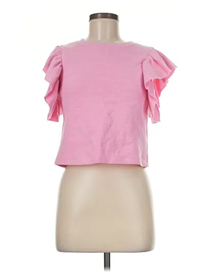 Pre-owned Zara Cardigan Sweater In Pink