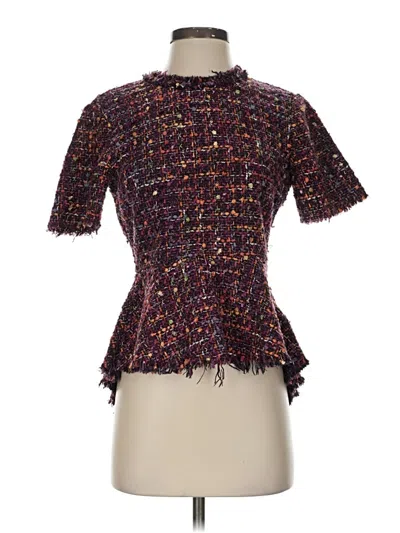 Pre-owned Zara Cardigan Sweater In Purple