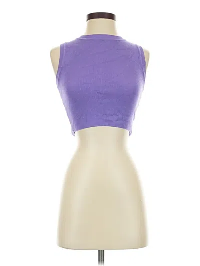 Pre-owned Zara Cardigan Sweater In Purple