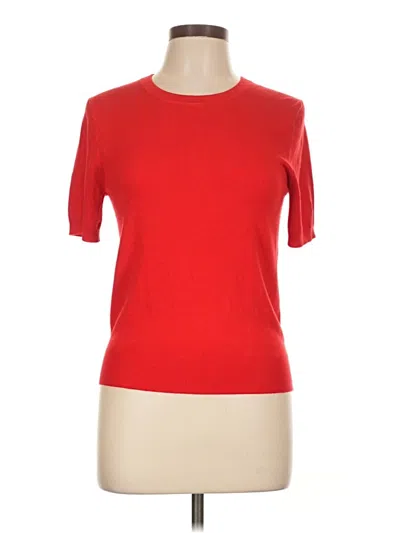 Pre-owned Zara Cardigan Sweater In Red