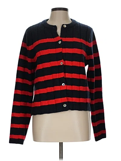Pre-owned Zara Cardigan Sweater In Red