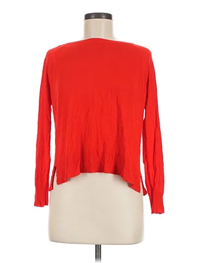 Pre-owned Zara Cardigan Sweater In Red
