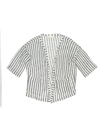 Pre-owned Zara Kids' Cardigan Sweater In Silver