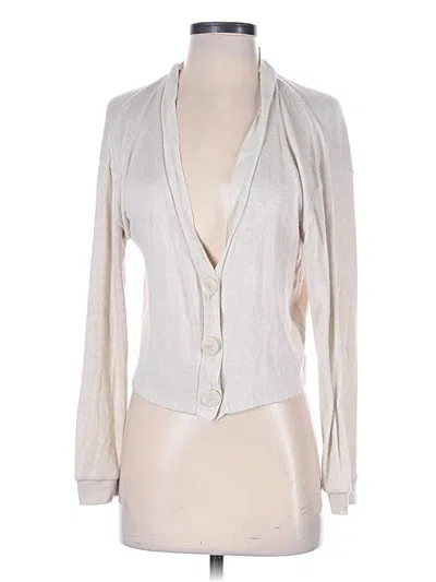 Pre-owned Zara Cardigan Sweater In Silver