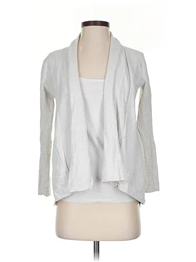 Pre-owned Zara Cardigan Sweater In Silver
