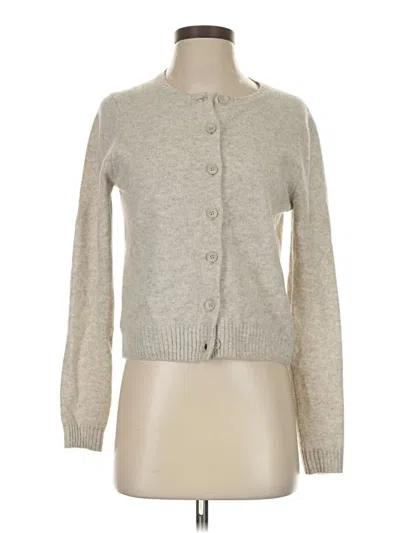 Pre-owned Zara Cardigan Sweater In Silver