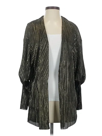 Pre-owned Zara Cardigan Sweater In Silver
