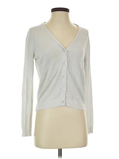 Pre-owned Zara Cardigan Sweater In Silver