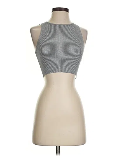 Pre-owned Zara Cardigan Sweater In Silver