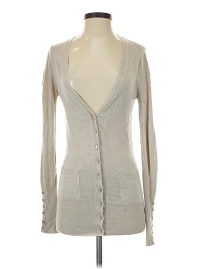 Pre-owned Zara Cardigan Sweater In Silver