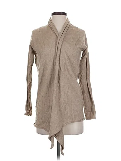 Pre-owned Zara Cardigan Sweater In Tan