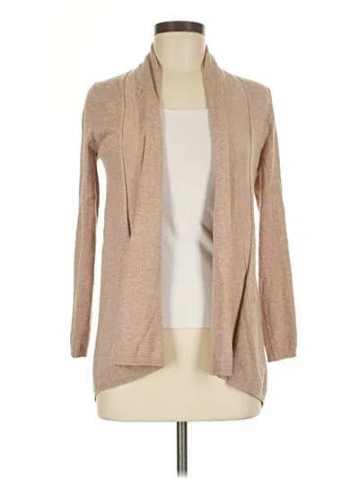 Pre-owned Zara Cardigan Sweater In Tan
