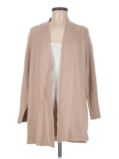 Pre-owned Zara Cardigan Sweater In Tan