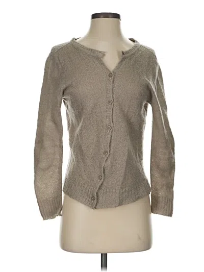 Pre-owned Zara Cardigan Sweater In Tan