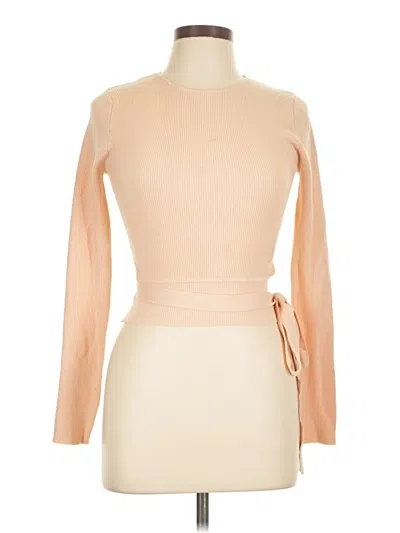 Pre-owned Zara Cardigan Sweater In Tan
