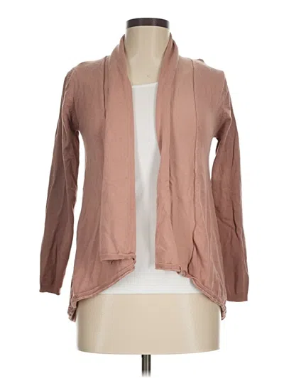 Pre-owned Zara Cardigan Sweater In Tan