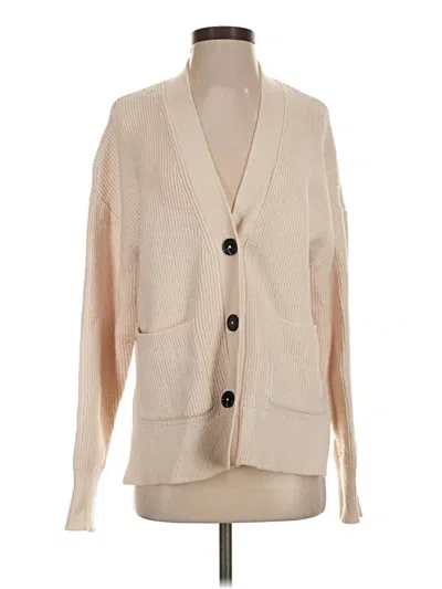 Pre-owned Zara Cardigan Sweater In Tan
