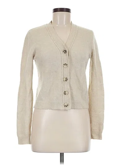 Pre-owned Zara Cardigan Sweater In Tan