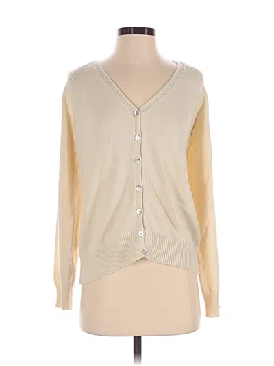 Pre-owned Zara Cardigan Sweater In Tan