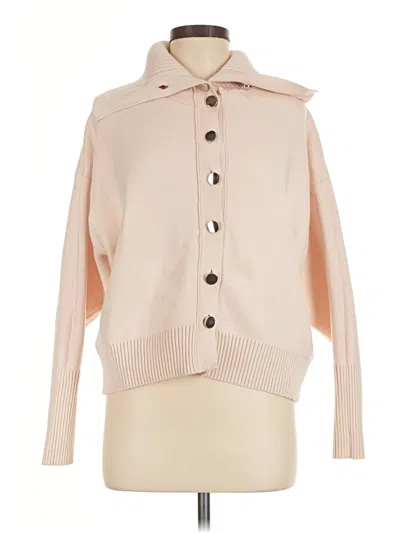 Pre-owned Zara Cardigan Sweater In Tan