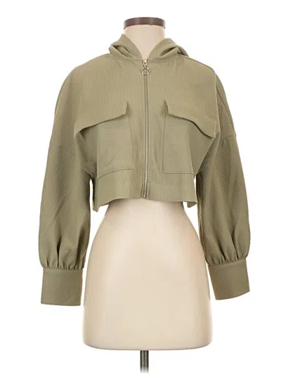 Pre-owned Zara Cardigan Sweater In Tan