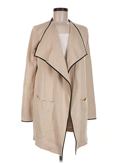 Pre-owned Zara Cardigan Sweater In Tan