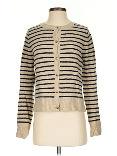 Pre-owned Zara Cardigan Sweater In Tan
