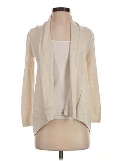 Pre-owned Zara Cardigan Sweater In Tan